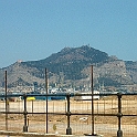 233 De kust lijn van Palermo met zich op de jacht haven